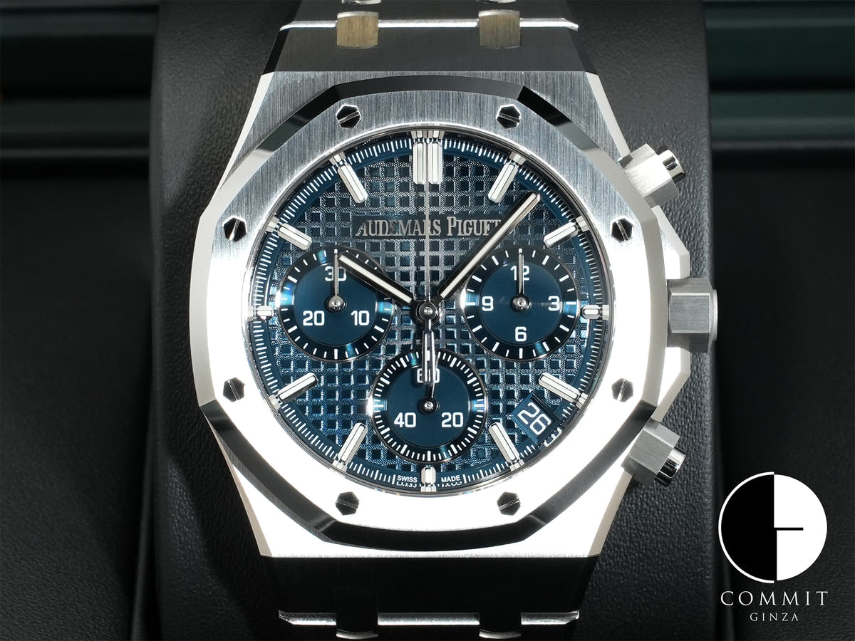 オーデマピゲ ロイヤルオーク クロノグラフ Ref.26240ST.OO.1320ST.05 ステンレススチール ブルー文字盤