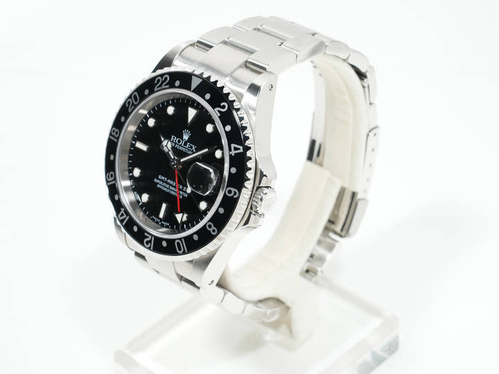 ロレックス GMTマスターII Ref.16710 ステンレススチール ブラック文字盤 オイスターブレスレット