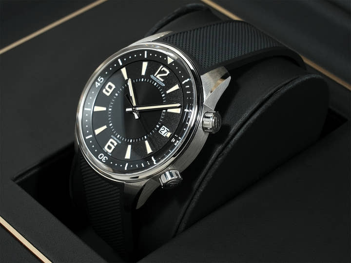 Jaeger-LeCoultre Polaris Date Ref.Q9068671 SS Black Dial Used x8uo5b83