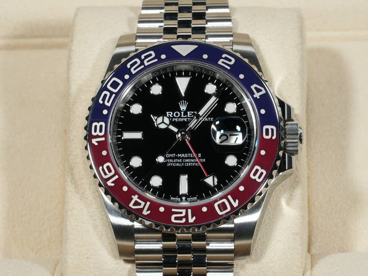 ロレックス GMTマスターII Ref.126710BLRO ステンレススチール ブラック文字盤 ジュビリーブレスレット