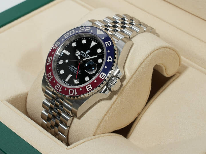 ロレックス GMTマスターII Ref.126710BLRO ステンレススチール ブラック文字盤 ジュビリーブレスレット
