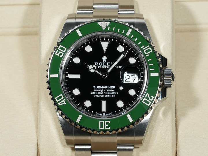 ロレックス サブマリーナー デイト Ref.126610LV ステンレススチール ブラック文字盤