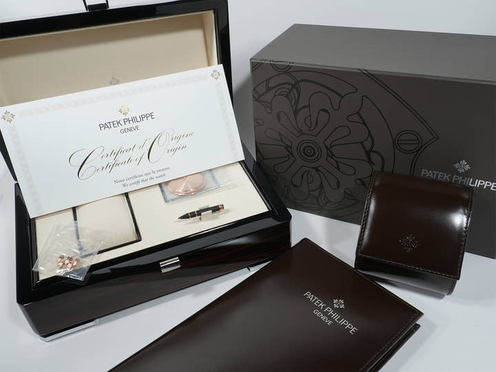 パテックフィリップ パーペチュアルカレンダー クロノグラフ Ref.5270/1R-001 ローズゴールド エボニーブラック ソレイユ文字盤