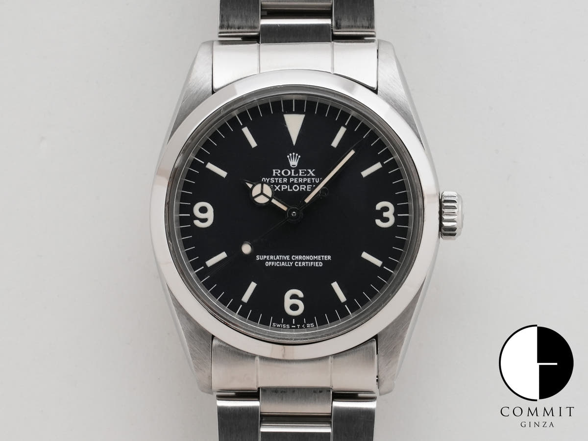 ロレックス エクスプローラーI Ref.1016 ステンレススチール ブラック文字盤 中古 qwgphezi