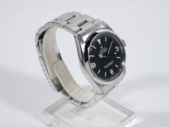 ロレックス エクスプローラーI Ref.1016 ステンレススチール ブラック文字盤 中古 qwgphezi