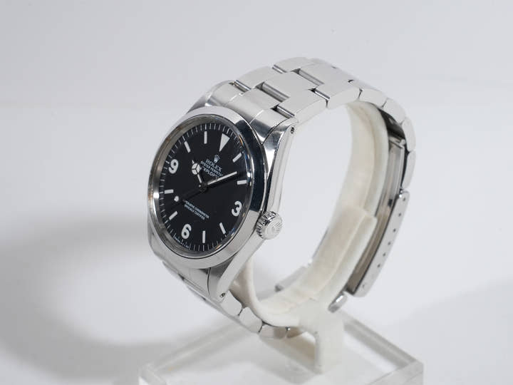 ロレックス エクスプローラーI Ref.1016 ステンレススチール ブラック文字盤 中古 nmcv9wms