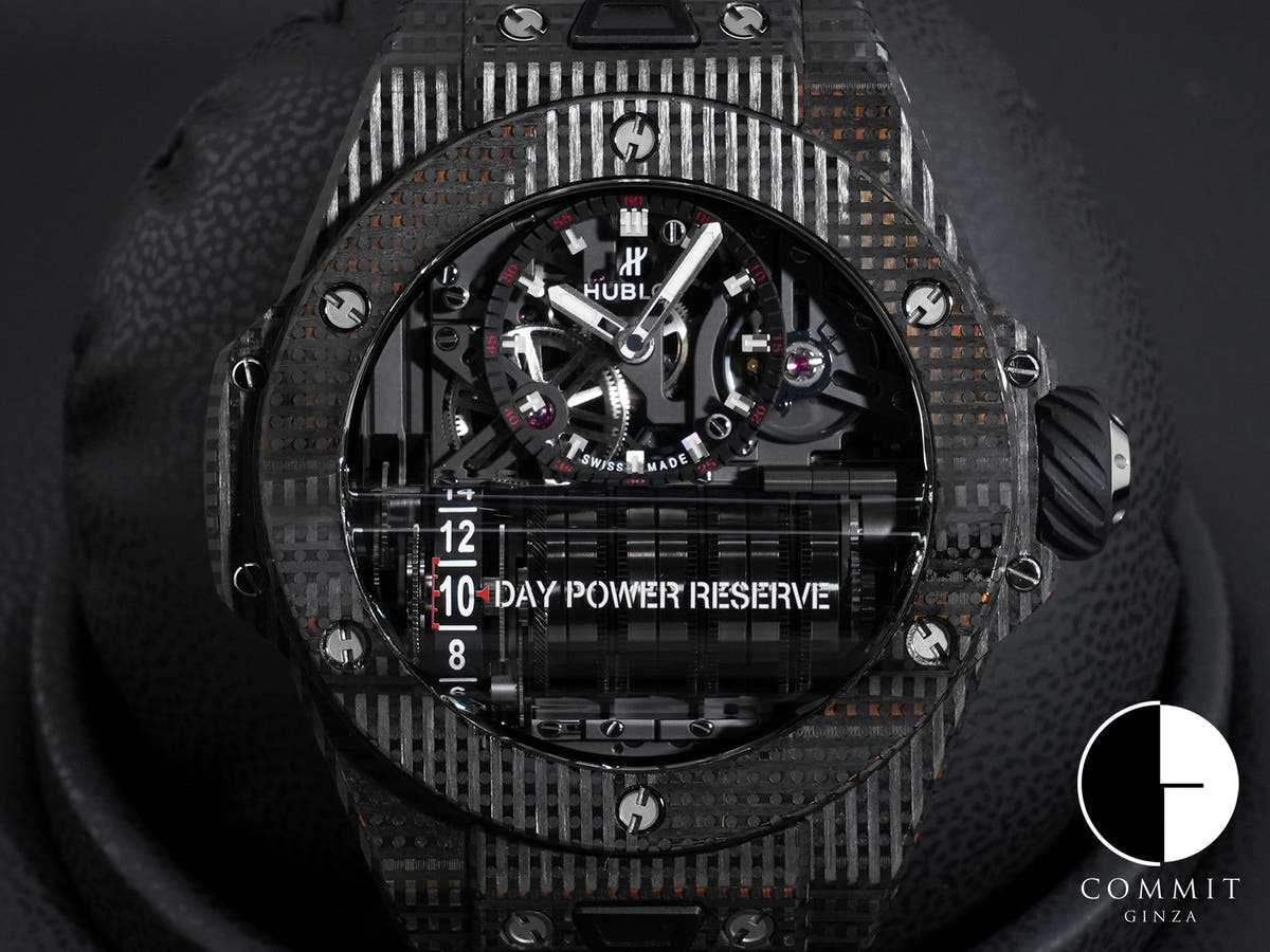 ウブロ ビッグ・バン MP-11 14デイ パワーリザーブ 3D カーボン Ref.911.QD.0123.RX CA スケルトン文字盤 美中古 yh7w3e8e