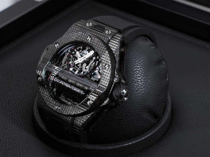 ウブロ ビッグ・バン MP-11 14デイ パワーリザーブ 3D カーボン Ref.911.QD.0123.RX CA スケルトン文字盤 美中古 yh7w3e8e