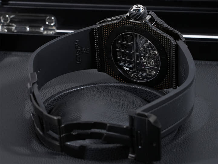 ウブロ ビッグ・バン MP-11 14デイ パワーリザーブ 3D カーボン Ref.911.QD.0123.RX CA スケルトン文字盤 美中古 yh7w3e8e