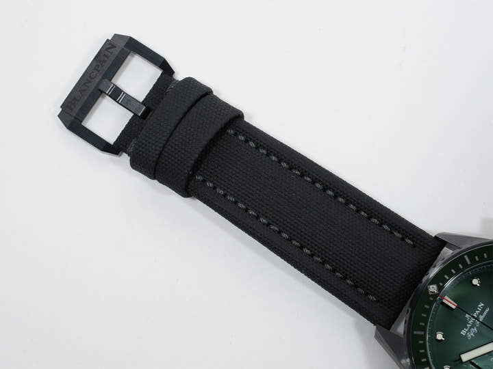 ブランパン フィフティ ファゾムス バチスカーフ フライバック クロノグラフ Ref.5200-0153-B52A CE グリーン文字盤 未使用 kwk3tmva