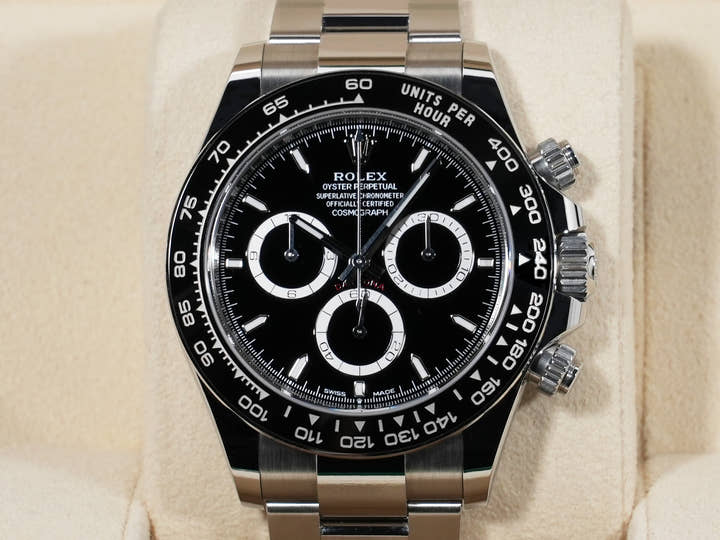 Rolex Daytona Ref.126500LN SS Black Dial Used 7poewpk3