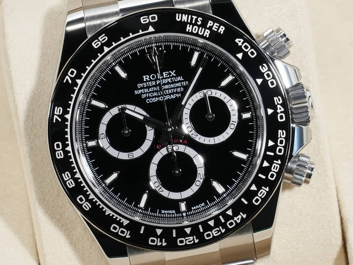 ロレックス デイトナ Ref.126500LN ステンレススチール ブラック文字盤