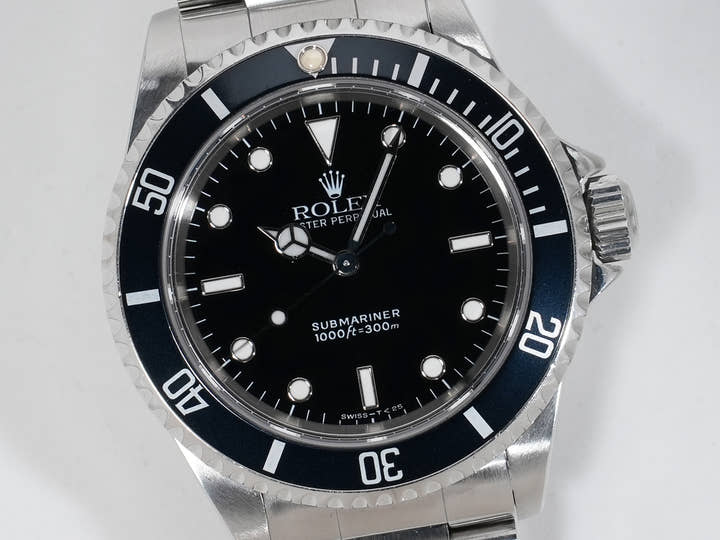Rolex Submariner No Date Ref.14060 SS Black Dial Used 9j2jfa3t
