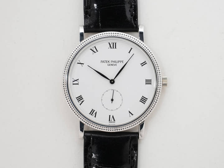 パテックフィリップ カラトラバ Ref.3919G-001 ホワイトゴールド ホワイト文字盤