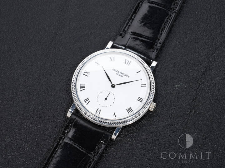 パテックフィリップ カラトラバ Ref.3919G-001 ホワイトゴールド ホワイト文字盤