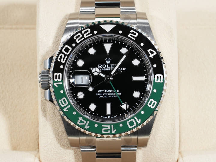 Rolex GMT Master II Ref.126720VTNR SS Black Dial Oyster Bracelet Unused p4wixype