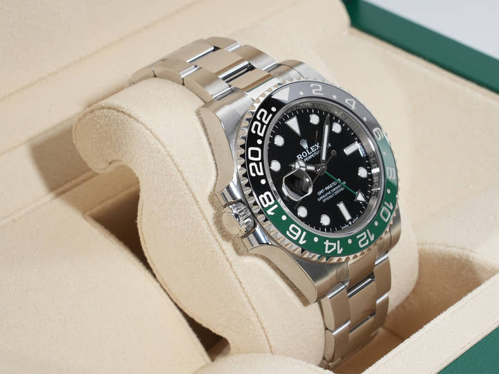 Rolex GMT Master II Ref.126720VTNR SS Black Dial Oyster Bracelet Unused p4wixype