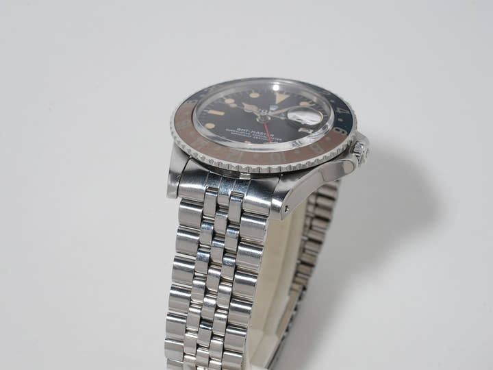 ロレックス GMTマスター Ref.1675 ステンレススチール ブラック文字盤 ジュビリーブレスレット 中古 x5qsyqeq