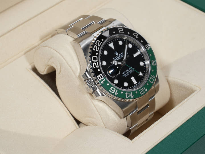 Rolex GMT Master II Ref.126720VTNR SS Black Dial Oyster Bracelet Good Condition qdoay8qa