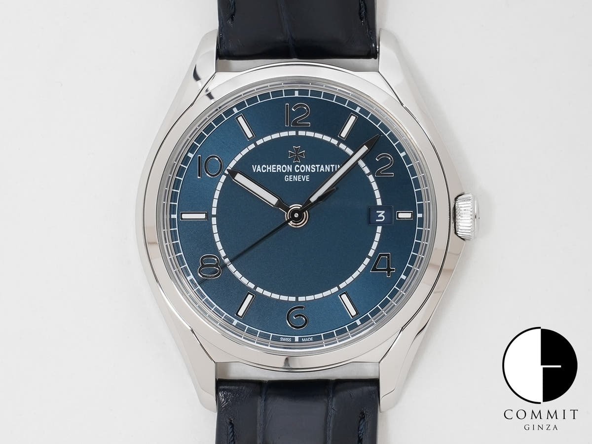 ヴァシュロンコンスタンタン フィフティーシックス オートマティック Ref.4600E/000A-B487 SS ブルー文字盤 美中古 vjttfz7p
