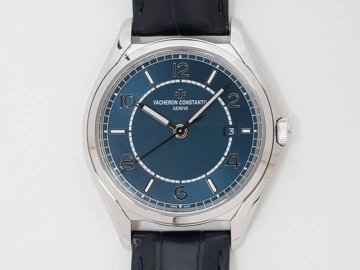 ヴァシュロンコンスタンタン フィフティーシックス オートマティック Ref.4600E/000A-B487 SS ブルー文字盤 美中古 vjttfz7p