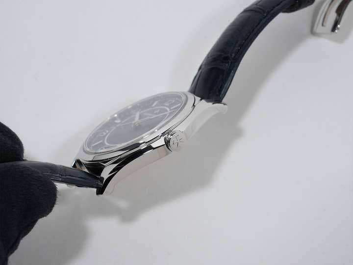 ヴァシュロンコンスタンタン フィフティーシックス オートマティック Ref.4600E/000A-B487 SS ブルー文字盤 美中古 vjttfz7p