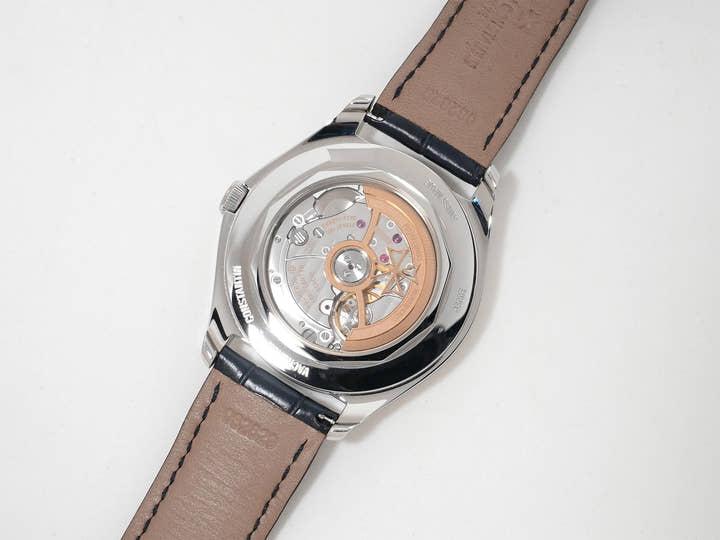 ヴァシュロンコンスタンタン フィフティーシックス オートマティック Ref.4600E/000A-B487 SS ブルー文字盤 美中古 vjttfz7p