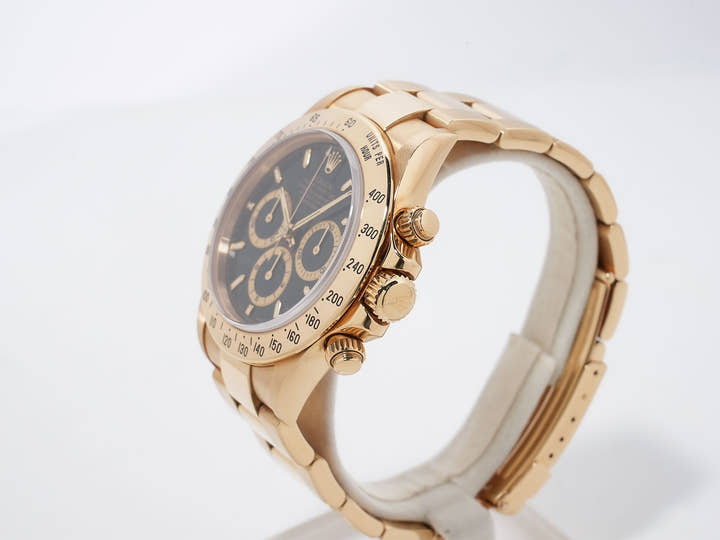 ロレックス デイトナ エルプリメロ Ref.16528 イエローゴールド ブラック文字盤