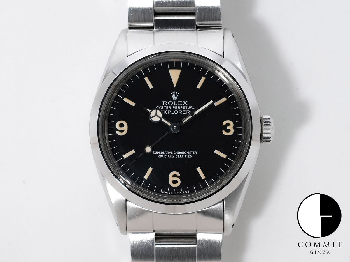 ロレックス エクスプローラーI Ref.1016 ステンレススチール ブラック文字盤 中古 yxde3otv