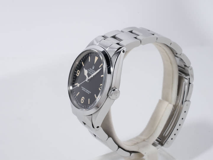 ロレックス エクスプローラーI Ref.1016 ステンレススチール ブラック文字盤 中古 yxde3otv