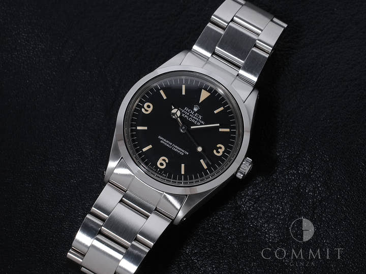 ロレックス エクスプローラーI Ref.1016 ステンレススチール ブラック文字盤 中古 yxde3otv