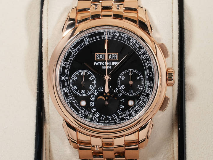 パテックフィリップ パーペチュアルカレンダー クロノグラフ Ref.5270/1R-001 ローズゴールド エボニーブラック ソレイユ文字盤