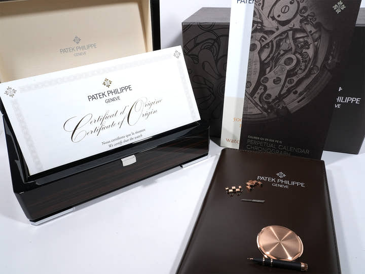 パテックフィリップ パーペチュアルカレンダー クロノグラフ Ref.5270/1R-001 ローズゴールド エボニーブラック ソレイユ文字盤