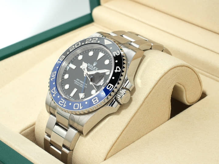 ロレックス GMTマスターII Ref.126710BLNR ステンレススチール ブラック文字盤 オイスターブレスレット