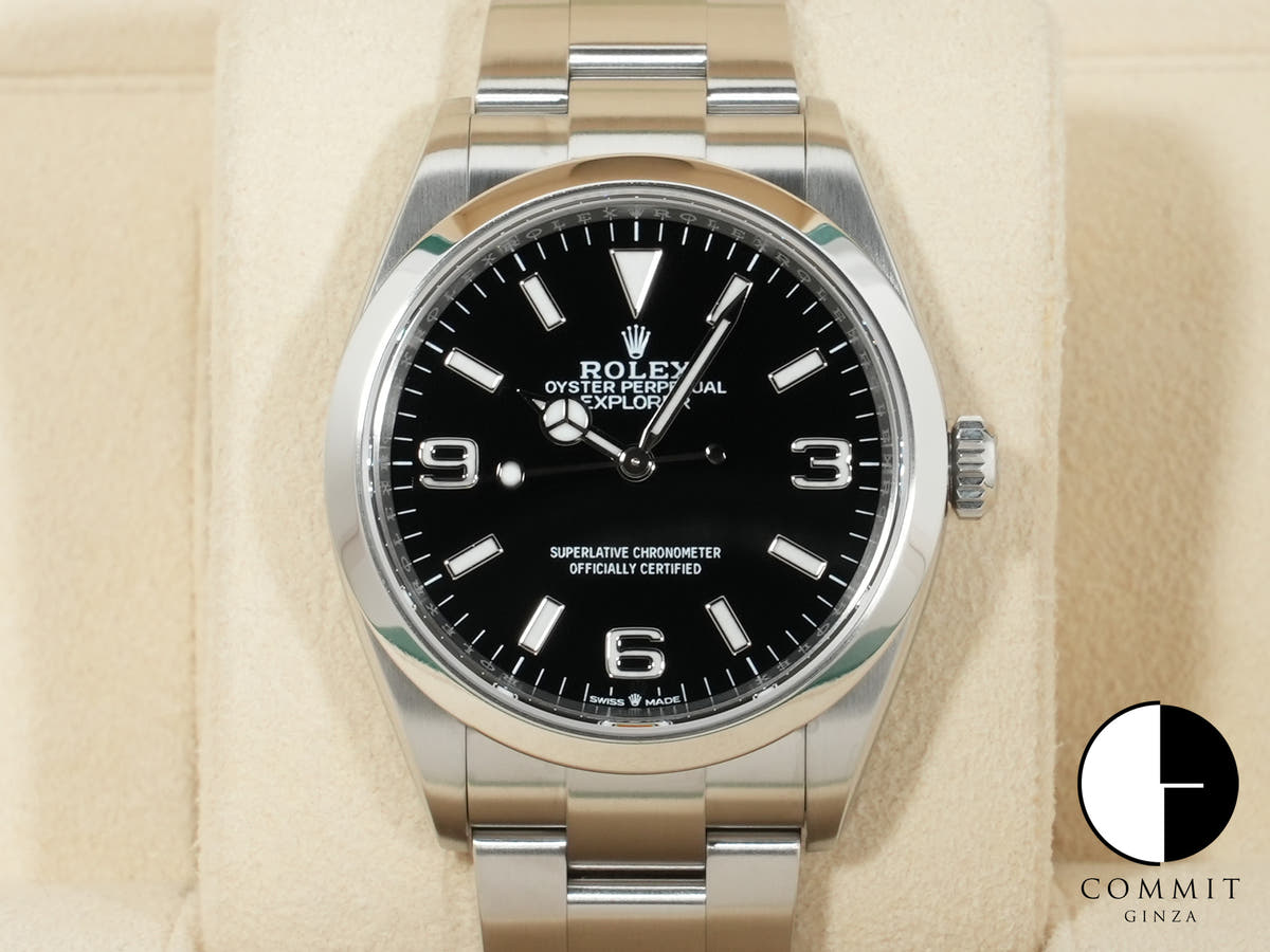 ロレックス エクスプローラー36 Ref.124270 ステンレススチール ブラック文字盤