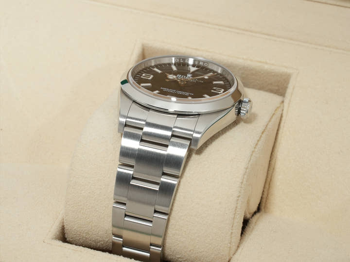 ロレックス エクスプローラー36 Ref.124270 ステンレススチール ブラック文字盤