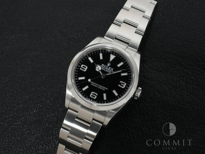 ロレックス エクスプローラー36 Ref.124270 ステンレススチール ブラック文字盤