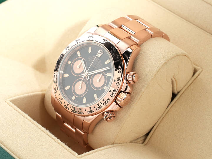 ロレックス デイトナ Ref.116505 エバーローズゴールド ブラックxピンク文字盤