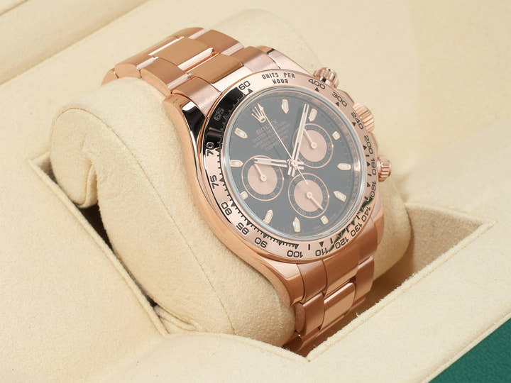 ロレックス デイトナ Ref.116505 エバーローズゴールド ブラックxピンク文字盤