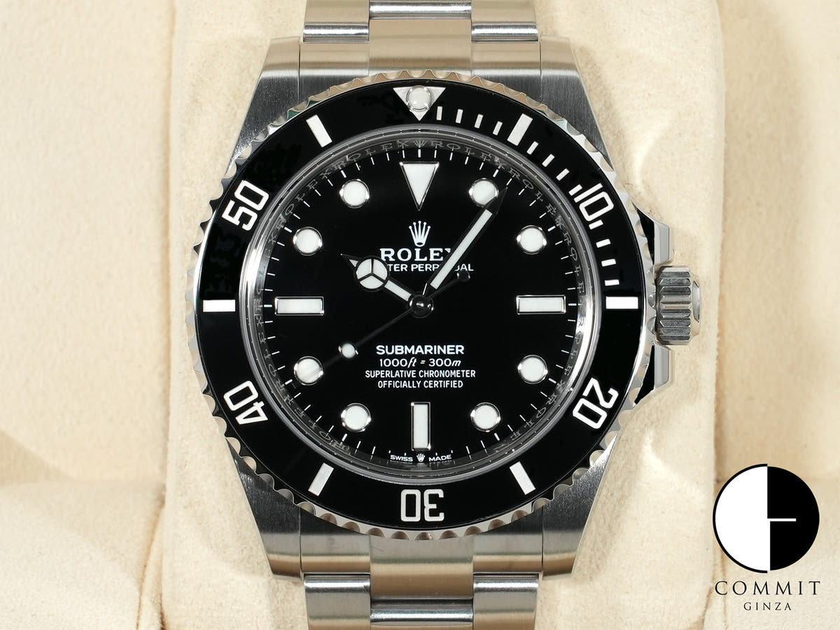 ロレックス サブマリーナー ノンデイト Ref.124060 ステンレススチール ブラック文字盤