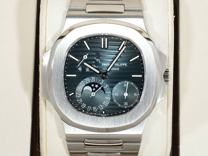 パテックフィリップ ノーチラス プチコンプリケーション Ref.5712/1A-001 ステンレススチール ブルー文字盤