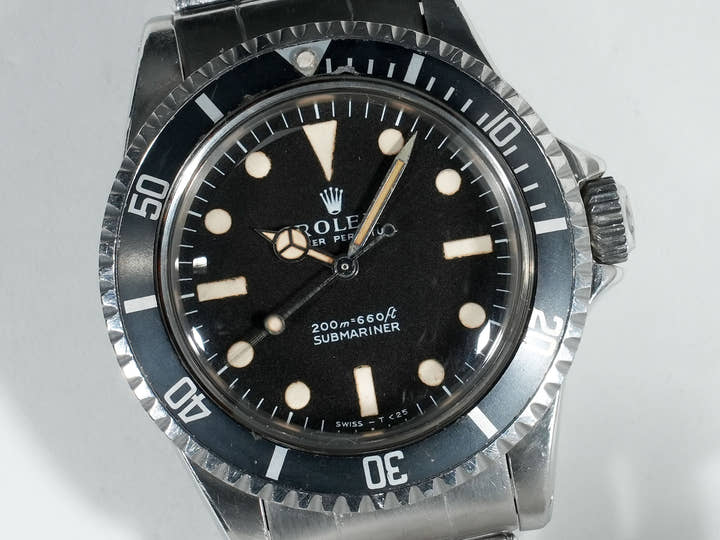 Rolex Submariner Ref.5513 SS Black Dial Used qpi48xzr