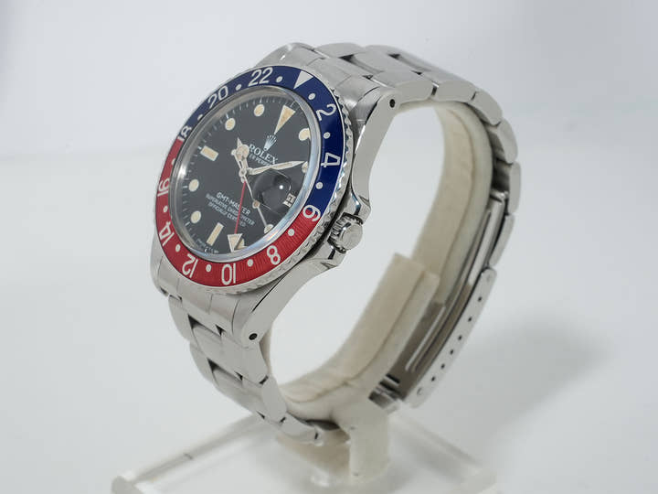 ロレックス GMTマスター Ref.16750 ステンレススチール ブラック文字盤 オイスターブレスレット