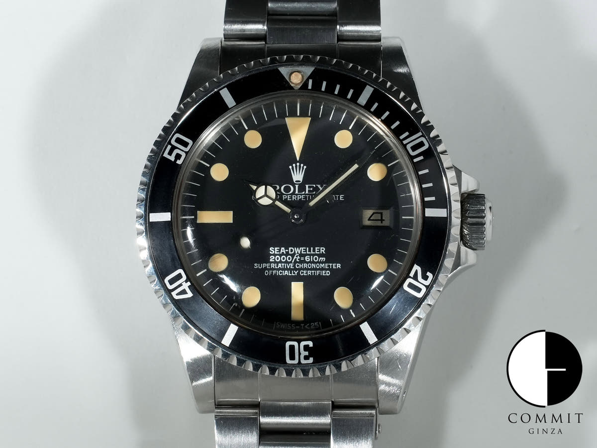 ロレックス シードゥエラー Ref.1665 ステンレススチール ブラック文字盤
