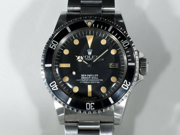 ロレックス シードゥエラー Ref.1665 ステンレススチール ブラック文字盤