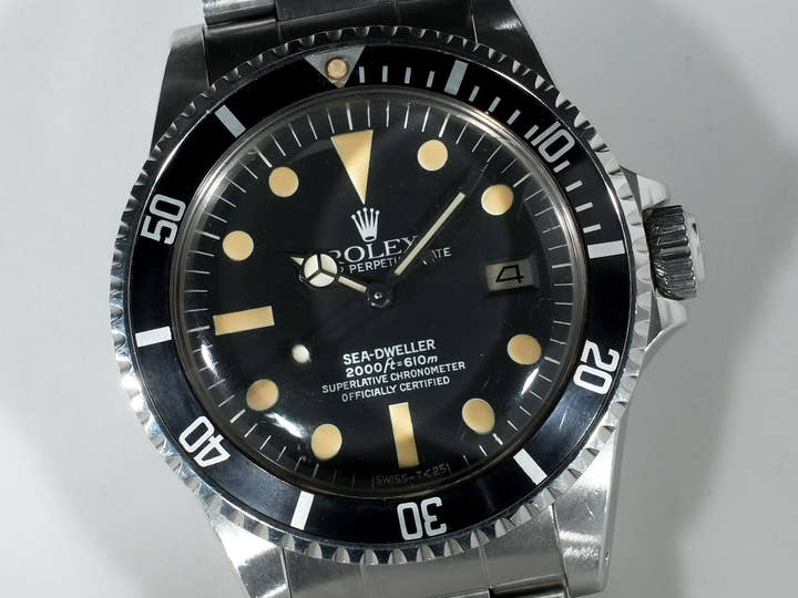 ロレックス シードゥエラー Ref.1665 ステンレススチール ブラック文字盤