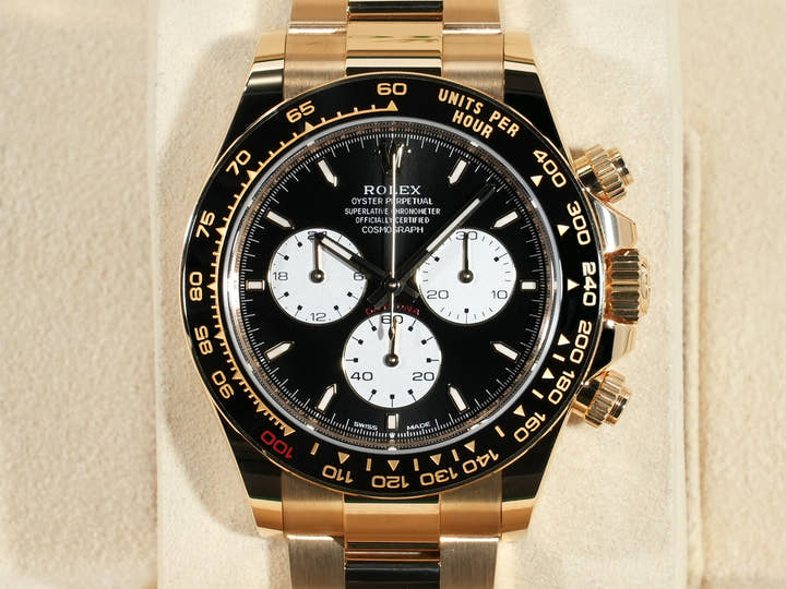 ロレックス デイトナ Ref.126528LN イエローゴールド ブライトブラック文字盤