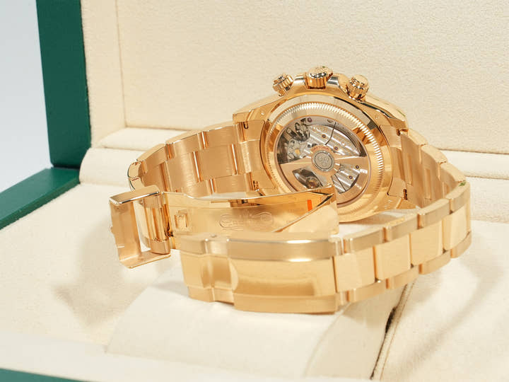 ロレックス デイトナ Ref.126528LN イエローゴールド ブライトブラック文字盤