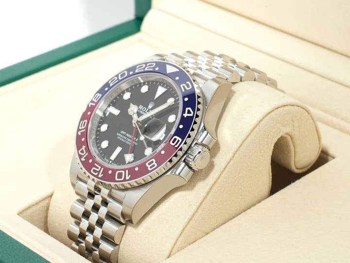 ロレックス GMTマスターII Ref.126710BLRO ステンレススチール ブラック文字盤 ジュビリーブレスレット
