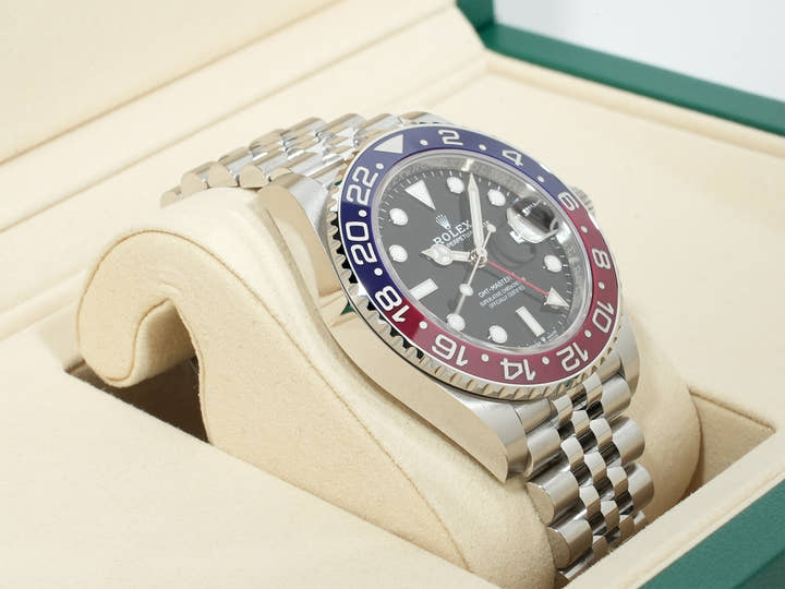 ロレックス GMTマスターII Ref.126710BLRO ステンレススチール ブラック文字盤 ジュビリーブレスレット